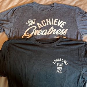 Lot of 2 flag nor fail Tees